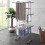 VidaXL vidaXL 3-Tier Laundry Drying Rack with Wheels Silver Clothes Drying Stand 1