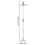 VidaXL vidaXL Floor Squeegee Handles Long Handle Squeegee Pole 5 pcs Steel & Plastic 6