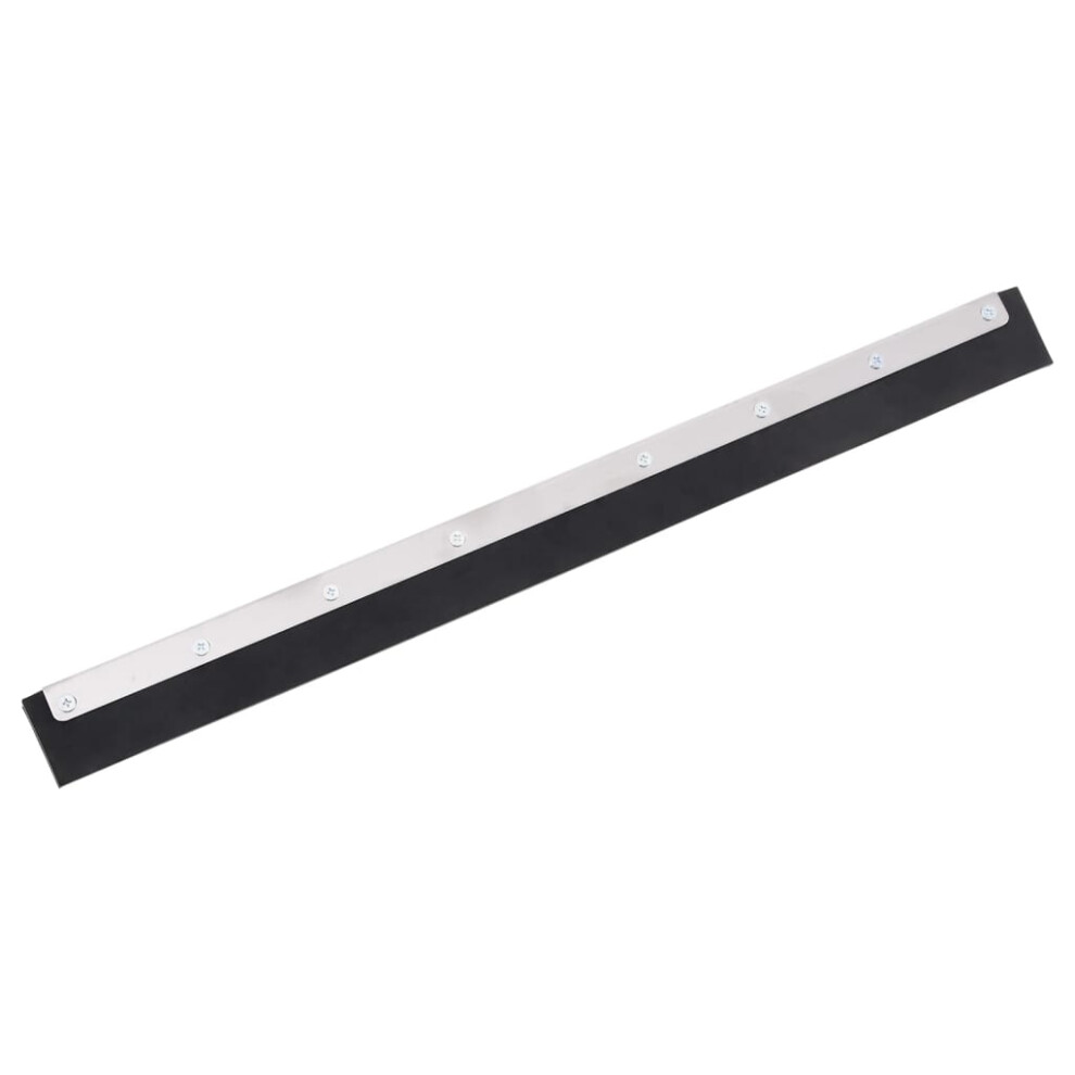 vidaXL Floor Squeegee Head Replacement Squeegee Wiper Head Steel and Rubber