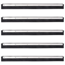 vidaXL Floor Squeegee Heads Floor Squeegee Wiper Head 5 pcs Steel and Rubber