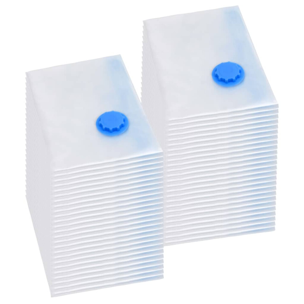 vidaXL 50x Vacuum Travel Storage Bags Clothing Bags 120x70 cm Seal Organiser