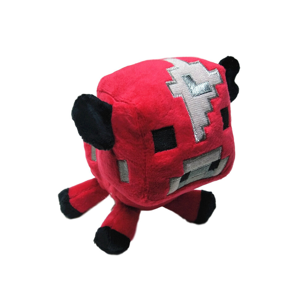 Photos - Other Toys  Minecraft Plush Toy Kids Gift Stuffed Soft Dolls(Red Bull16cm)