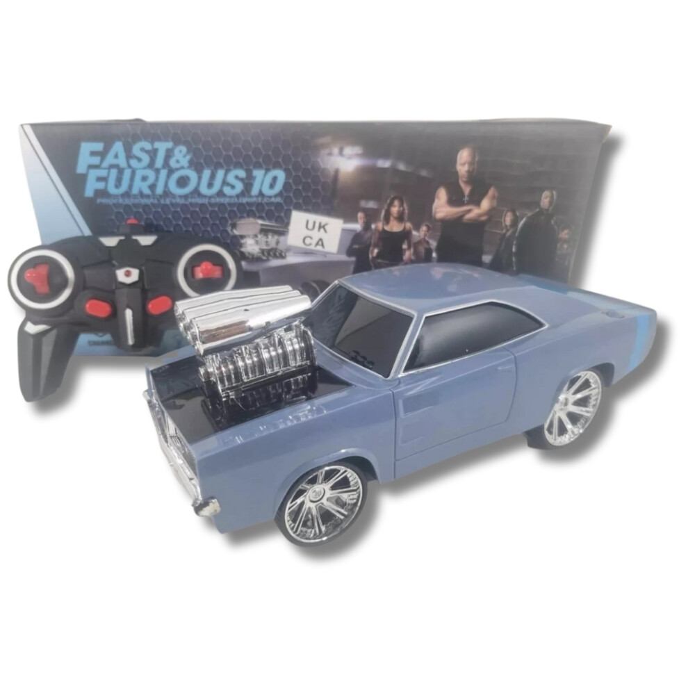 Fast & Furious 10 2.4Gz Fast & Furious Dodge Radio Remote Control Car 1/18 Stunt Car