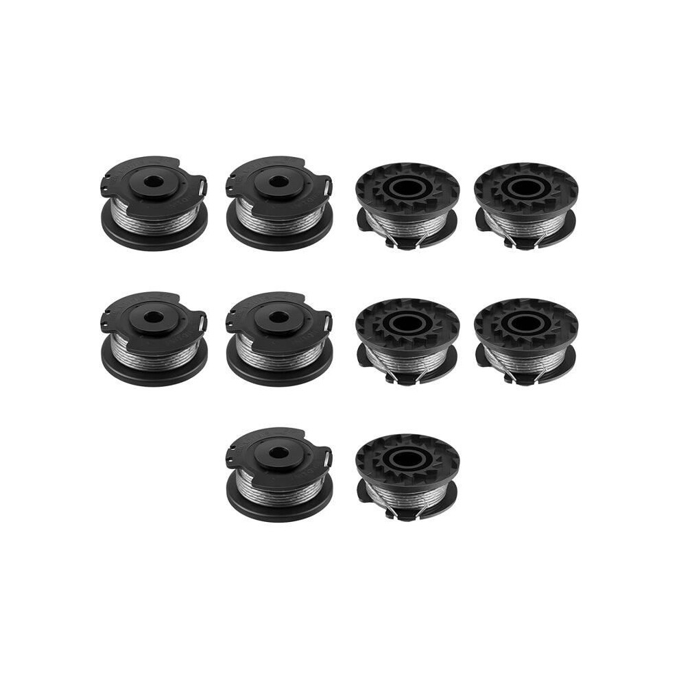 Replacement line spools for Bosch cordless brush cutter - Pack of 10 - F016800385 - 4.9m x 1.6mm