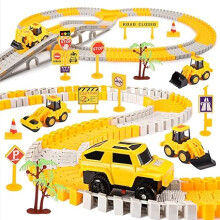 TRAGIK Kids Construction Toys 3-6 Year Old Boys Tractor & Cars Toy Age 3-8 Birthday Gifts 3-6 Year Old Boys Digger Kids Outdoor Toys Car Track Gifts