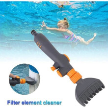 Swimming Pool Filter Cleaning Broom Mini Portable Outdoor Brush Tool