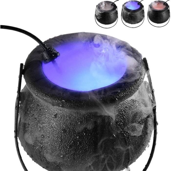 Ultraschall Nebelmaschine Mini - 12 LED Farbwechsel Für Halloween Deko