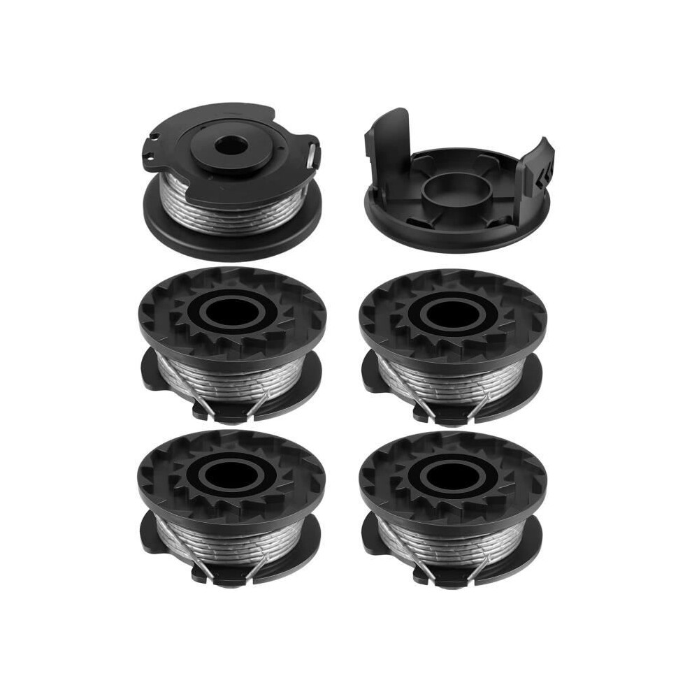 6 Pieces F016800569 Replacement Line Spools for Bosch EasyGrassCut Brushcutter, F016800385 Replacement Spool for Mowing[495]