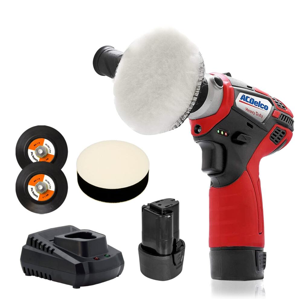 Acdelco Ars1214a1adp G12 12V Cordless Dual Action 2-Speed 75Mm Mini Polisher Kit 4716872181902