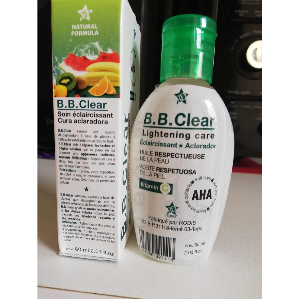 BB CLEAR AHA Brightening Oil for Face and Body 60 ml