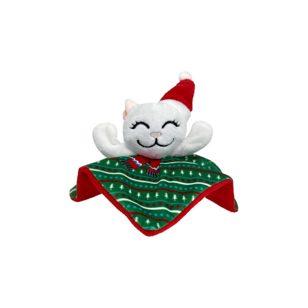 KONG Holiday Crackles Santa Kitty