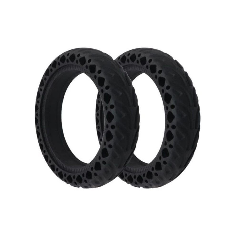 color 2pcs black Solid Rubber Tire For Xiaomi Mijia M365 PRO Electric Scooter, Durable, Amor