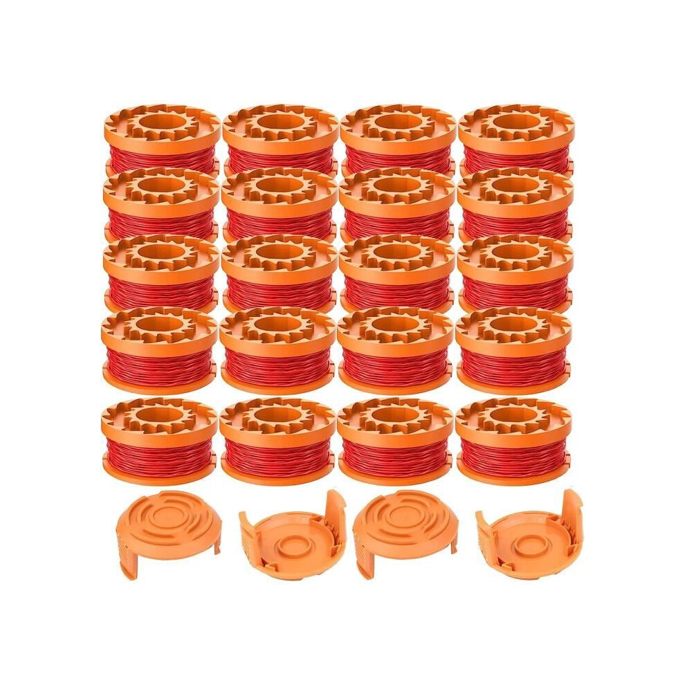 Replacement spools for WORX WA0010 grass trimmers, 24 pieces