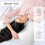 (White Stripe) Plain Pillowcase Pair Stripe Silk Pillow Cover Set 1