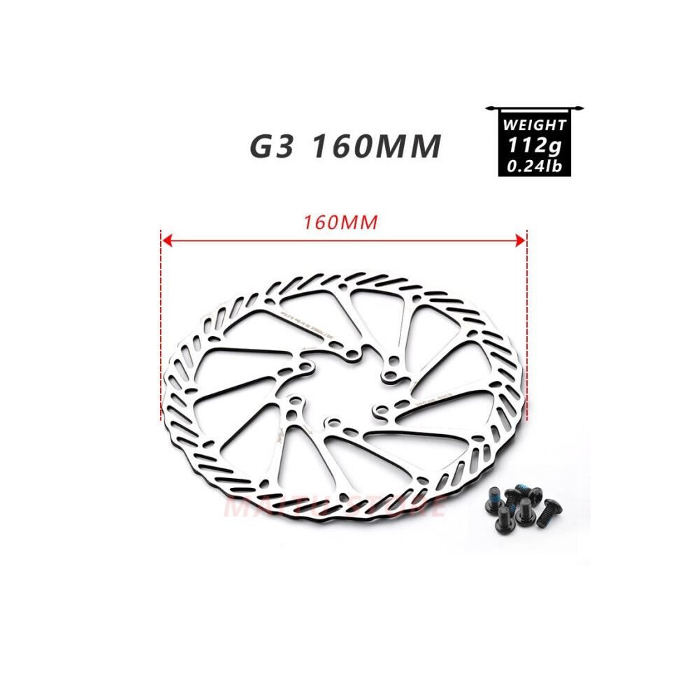 Bicycle Brake,SRAM AVID Centerline Disc Brake Rotors 160mm-180mm-203mm G3 HS1 6 Bolts for - Type G3 160mm