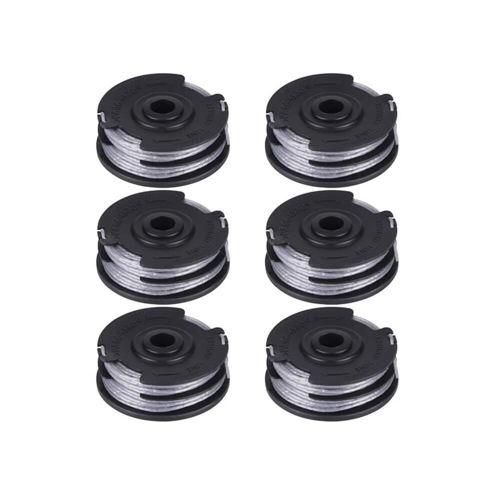 Set of 6 Spools and Line for Bosch Art24 Art27 Art 30-36 Li Twin Line Brushcutter[w2205]