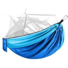 Portable Lightweight Nylon Double Outdoor Camping Hammock - Blue - 260*140cm