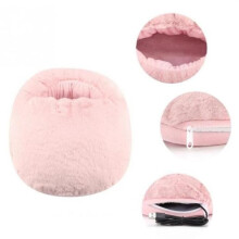 Heated Blanket, USB Electric Foot Warmer, Shoe Heating Mat, Office Slippers, Blanket - Pink[C75188]