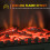 Homcom HOMCOM Electric Stove Heater LED Flame Effect 1000W/2000W 3