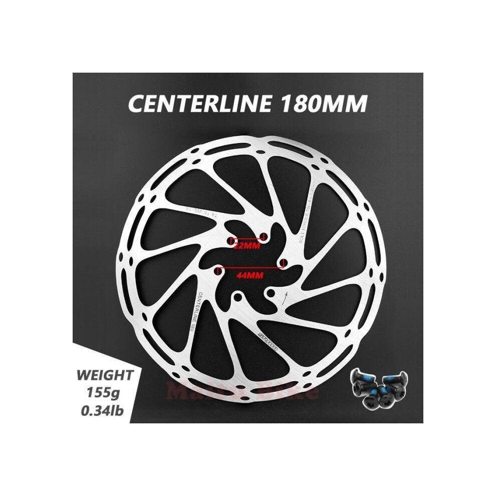 Bike Brake,SRAM AVID Centerline Disc Brake Rotors 160mm-180mm-203mm G3 HS1 6 Bolt - Type CENTERLINE 180 nobox