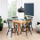 Riano Dining Chairs in Black Set of 2 4