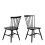 Riano Dining Chairs in Black Set of 2 1