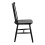 Riano Dining Chairs in Black Set of 2 3