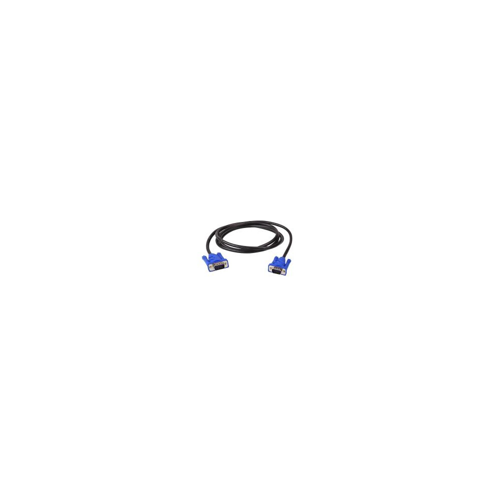 Vga / Svga 15 Pin Pc Computer Monitor Lcd Extension Cable Male To Male 5056451730763