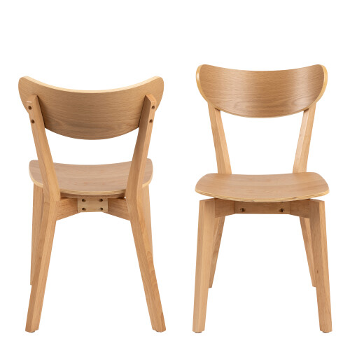 Roxby Dining Chairs in Oak 1