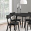 Roxby Dining Chairs in Black Set of 2 5