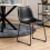 I_Oregon Dining Chair In Black with Cream Stitching 5