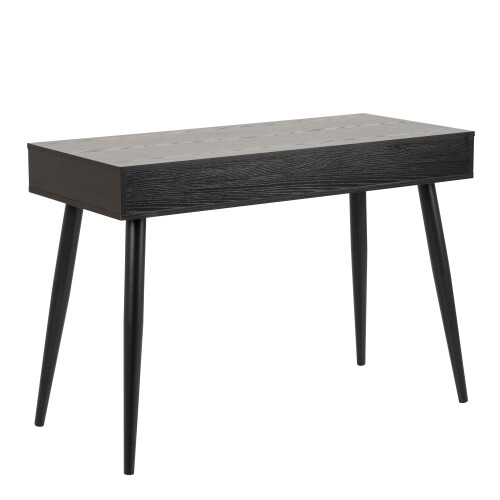 Neptun 3 Drawer Office Desk in Black 2