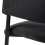 Lima Dining Chair with Armrest in Black 8