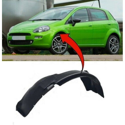Fiat Punto 2012-2018 Front Wing Arch Liner Splash Guard Passenger Side