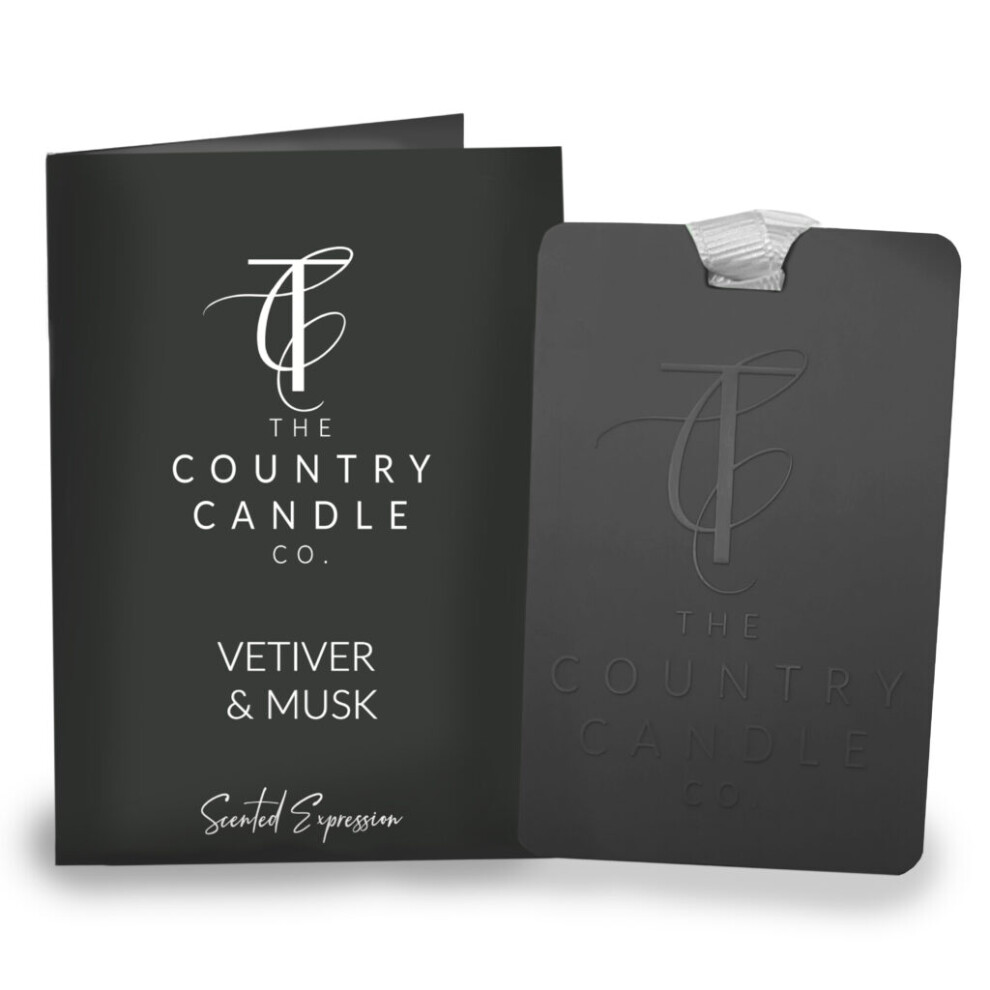 The Country Candle Fragrance Card - Vetiver & Musk