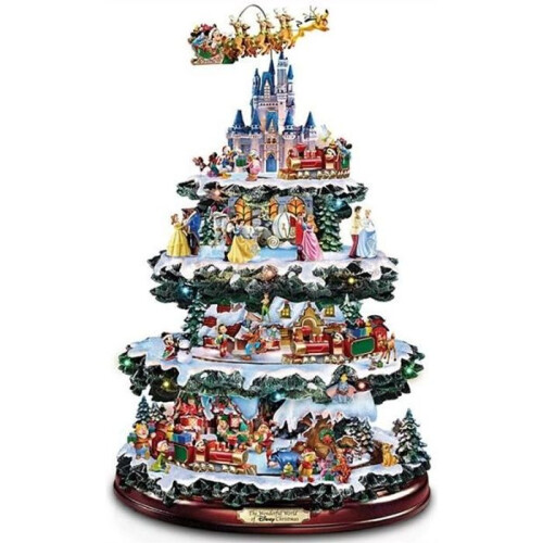 ChristmasTree,RotatingChristmasTreeSculpture,CrystalTreeWindowDecorationSticker,ChristmasSupply-TypeG