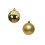 24 Gold Christmas Baubles Shatterproof Tree Decorations 6cm Gold 2
