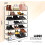 7 Tier Heavy Duty Metal Shoe Rack Quick Assembly No Tools Required Shoe Storage (Grey) 2