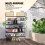 7 Tier Heavy Duty Metal Shoe Rack Quick Assembly No Tools Required Shoe Storage (Grey) 4