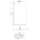 Balterley Curved 6mm Toughened Safety Glass Reversible B-Bath Screen - Chrome 3