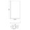 Balterley Chrome 6mm Toughened Safety Glass Reversible L-Shaped Bath Screen - Hinged with Fixed Return (BBSCBS7) 3