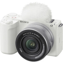 Sony ZV-E10 II Mirrorless Camera with 16-50mm OSS II Lens (White) — 26MP APS-C, UHD 4K30, FHD120p, 3.0-inch Touchscreen, Vlog Ready