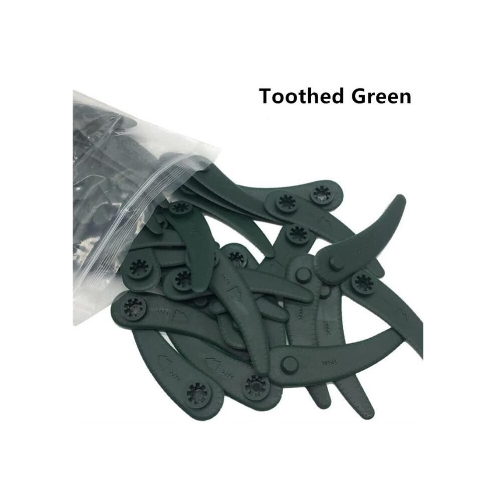 Replacement plastic blades for Bosch ART i ART 23-18 brush cutter - 50 pieces green toothed