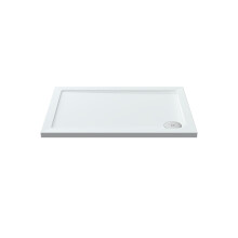 1000mm x 700mm Premium Rectangular Shower Tray - White