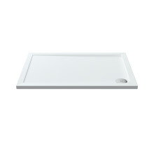 1200mm x 800mm Premium Rectangular Shower Tray - White