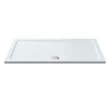 1400mm x 760mm Premium Rectangular Shower Tray - White