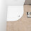 Balterley 800mm Premium Quadrant Shower Tray - White 5