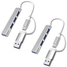2 in 1 MultiCharger Compatible for MagicBand+, MagicBand +, Magic Band, Compatible with FuelRod & Other External Battery.(2-Pack)