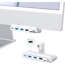 USB c hub for iMac 24 inch,7-in-1 USB C hub, USB 3.0 5Gbps,SD/TF Card Reader,USB c Docking Station for 2021 iMac 24 inch (M1)/2023 iMac 24-inch (M3)