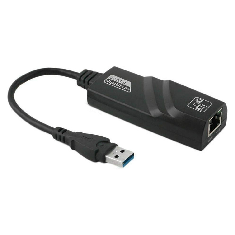 Usb 3.0 Gigabit Ethernet 10/100/1000 Mbps Rj45 Lan Network Adapter For Pc Mac 7386060758901